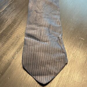 Gray Houndstooth Men's Silk Tie